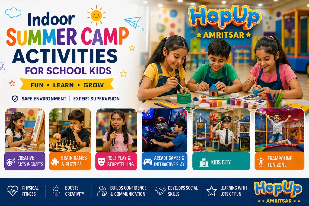 Indoor Summer Camp Activities for School Kids