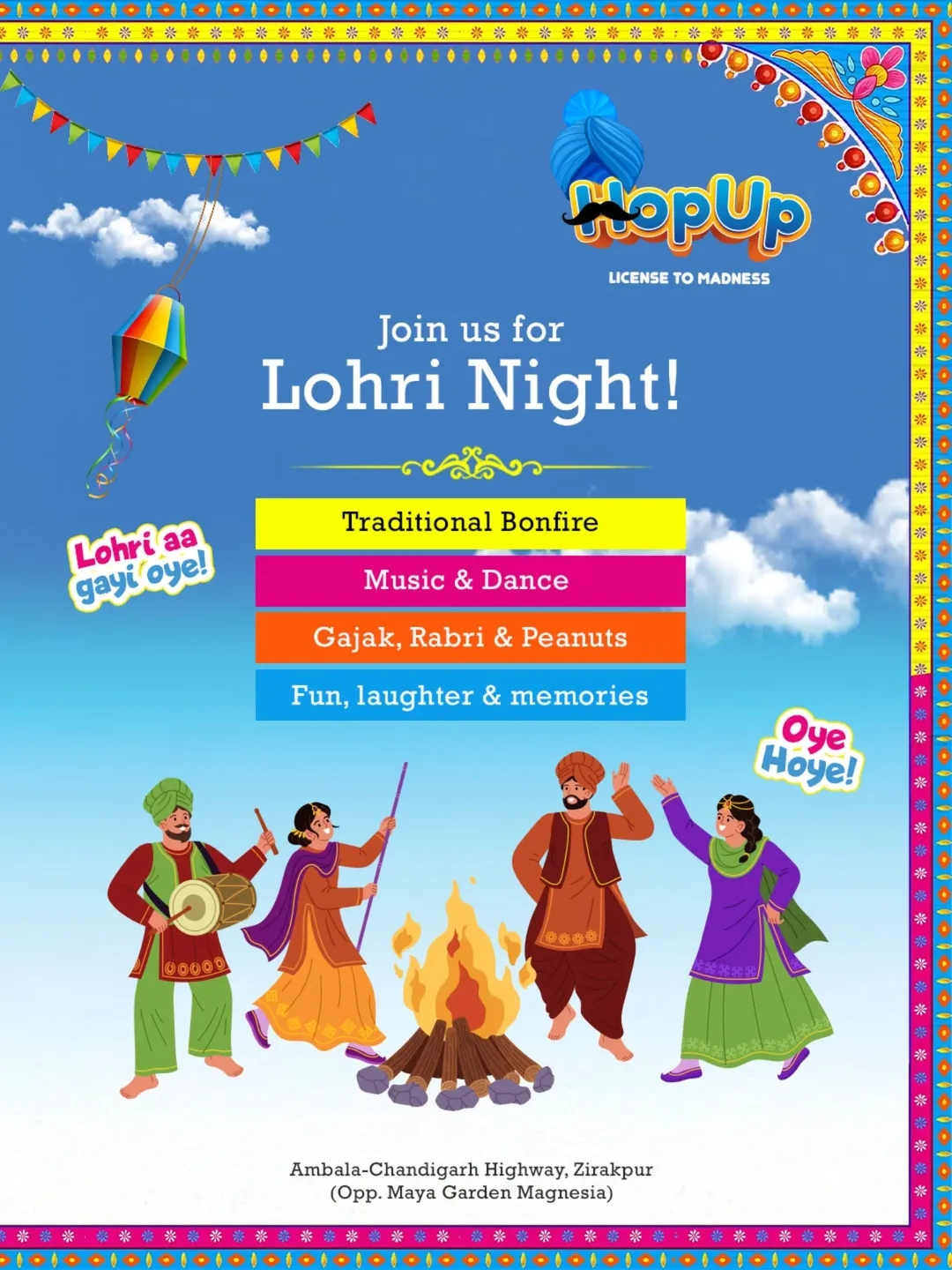 Celebrate Lohri Festival in Chandigarh